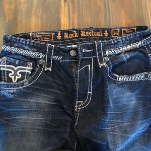 Men’s rock revival jeans